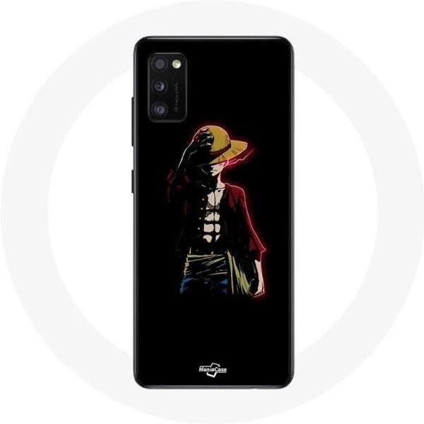 Funda - Maniacase - Samsung Galaxy S20 - One Piece Manga Anime Luffy - Suave - Negro Negro-image