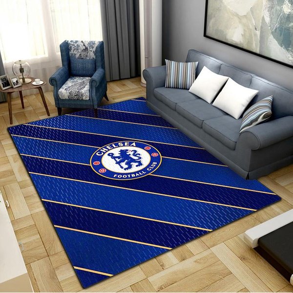 Dywanik Chelsea FC Do Salonu, Sypialni, Domu, Dekoracja Sofy, AntypośLizgowa Mata PodłOgowa Dla Dzieci 100X120Cm( 39X47In )-image