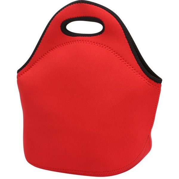 Bolsa De Almuerzo De Neopreno Bolsa Bento PortáTil Aislamiento TéRmico Bolsa Para Picnic Al Aire Libre Bolsa De Almuerzo De Neopreno 31X30X16CM Rojo-image