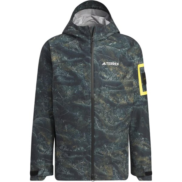 Adidas X National Geographic Wodoodporna I Wiatroszczelna Kurtka WiatróWka S Gray-image