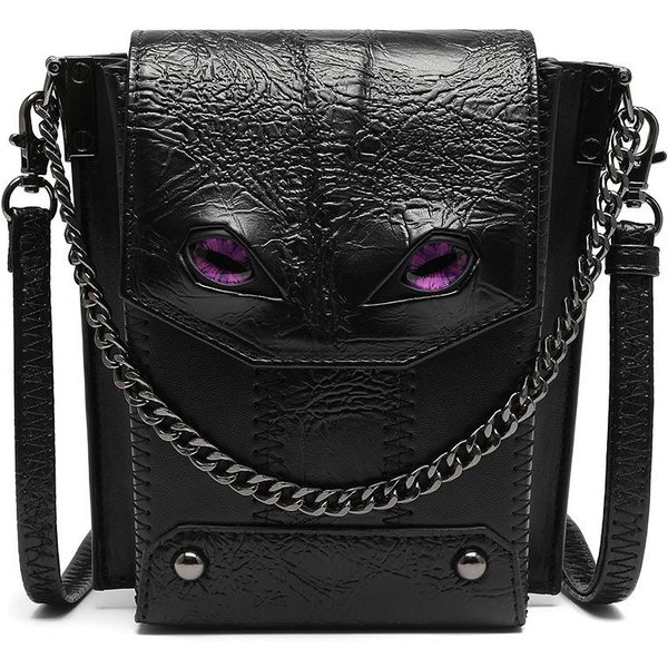 Bolsos De Mujer, Punk Europeo Y Americano, Bolsos Cruzados De Hombro ÚNico Para Mujer De Nicho, Bolsos PequeñOs GóTicos Gray-image