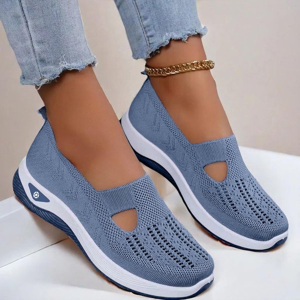 Zapatos De Mujer, Zapatos Transpirables, Antideslizantes, Suela Suave, Zapatos Casuales, Zapatos Para Caminar Para Primavera Y Verano 41 Azul Cielo-image