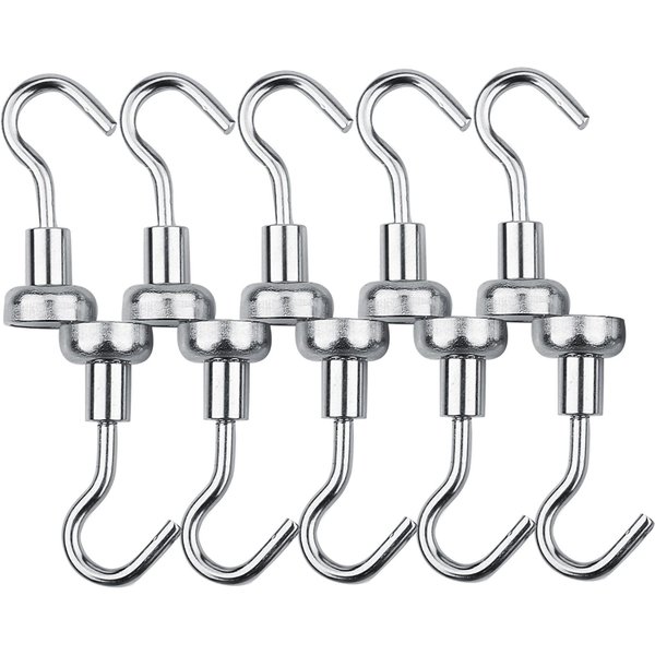 10 Piezas/Set Gancho Colgante De Alta Resistencia Ganchos MagnéTicos Potentes Herramientas De OrganizacióN Para Interiores 16MM-image