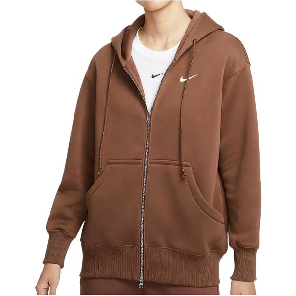 Bluza Z Kapturem Nike Sportswear Phoenix Fleece Oversize Damskie BrąZowa DQ5759265 L Brown-image