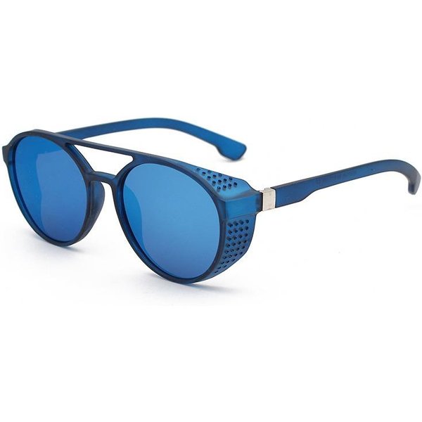 Nuevas Gafas De Sol Steampunk DiseñAdor Vintage Gafas Hombres Elegantes Gafas Circulares Grado Premium Sombras UV400 Gafas De Sol 1PC-image