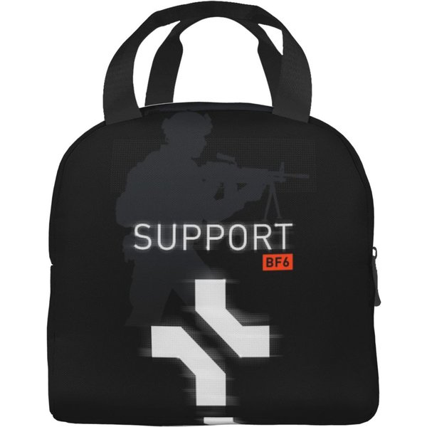 Battlefield 6 Accesorios Divertidos Para Juegos Bolsas De Almuerzo Aisladas Para Viajes Fiambrera Reutilizable Nevera TéRmica Caja Bento Option 1-image