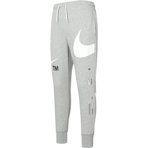 Spodnie Dresowe Nike Z Logo I Sznurkiem OddychająCa Dzianina MęSkie Jasnoszare DD6092-063 M White-image