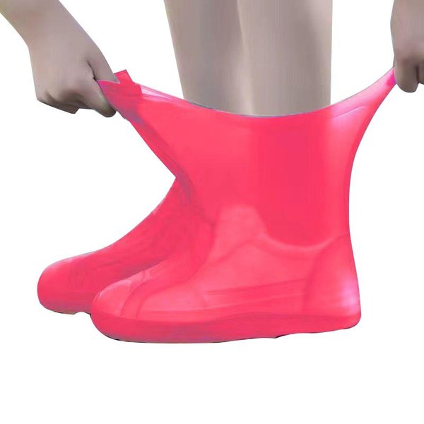 Gumowe Ochraniacze Na Buty Przeciwdeszczowe Do UżYtku Na ZewnąTrz Silikonowe Wodoodporne Ochraniacze Na Buty Ochraniacze Na Buty Na Deszczowe Dni Wielokrotnego UżYtku L=41-47-image
