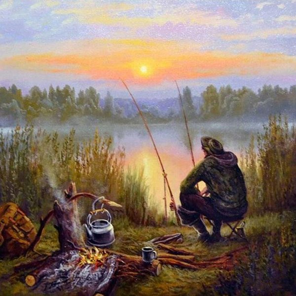 DIY WęDkarze 5D PełNa OkrąGłY Diament Haft RobóTki Diament Malarstwo Cross Stitch Home Decor 50X50Cm-image