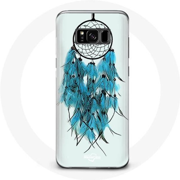 Funda Para Samsung Galaxy S8 Plus AtrapasueñOs Azul Fondo Blanco-image