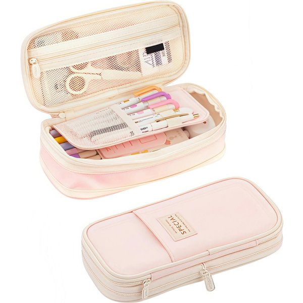 Estuche De Gran Capacidad Para LáPices, PapeleríA, úTiles Escolares, Estuches Para LáPices, Bolsa De Almacenamiento Para Escritorio De Oficina, Estuche Para LáPices Para Estudiantes Y NiñOs, Caja-image