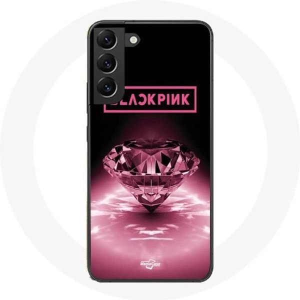 Funda Maniacase Para Samsung Galaxy S22 Blackpink Diamond En Negro Y Rosa Negro-image