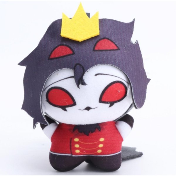 Kawaii Helluva Boss Stolas Pluszowa Lalka Uroczy Nunu Nadrukowany Korpus Plecak Wisiorek Breloczek Dekoracja Pluszowa Zabawka Prezenty Na BożE Narodzenie 10Cm Gray-image