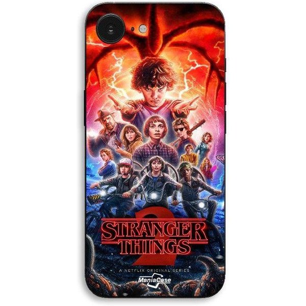 Funda Para Iphone 17E Stranger Things Temporada 2 Maniacase Negro-image