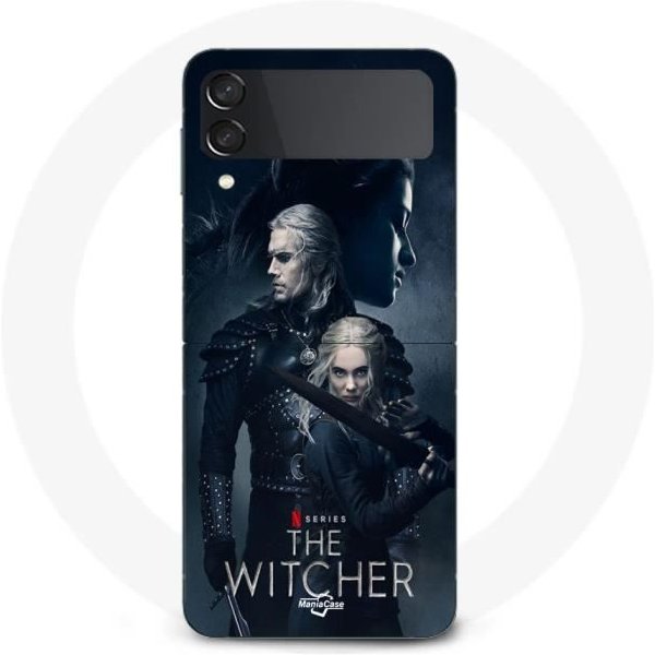Funda - Samsung - Galaxy Z Flip4 - The Witcher - Flexible - Negra-image