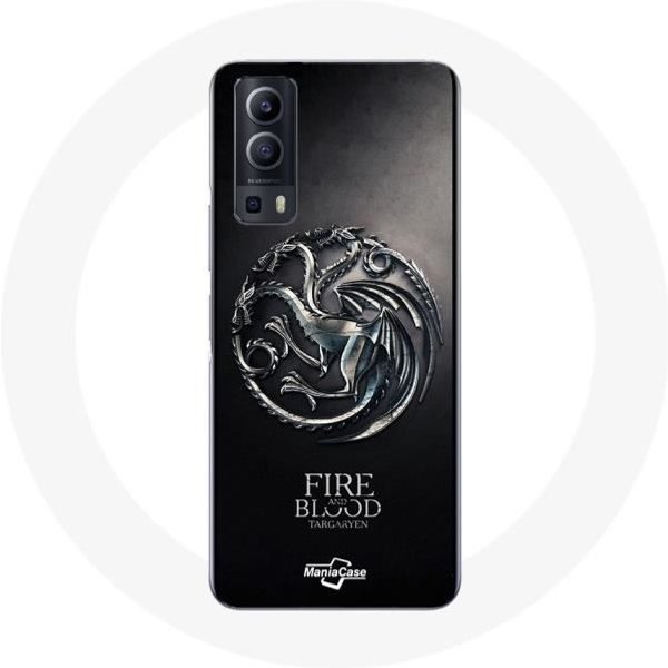 Funda - Maniacase - Vivo Y72 - Flexible - Negro - Juego De Tronos Targaryen-image