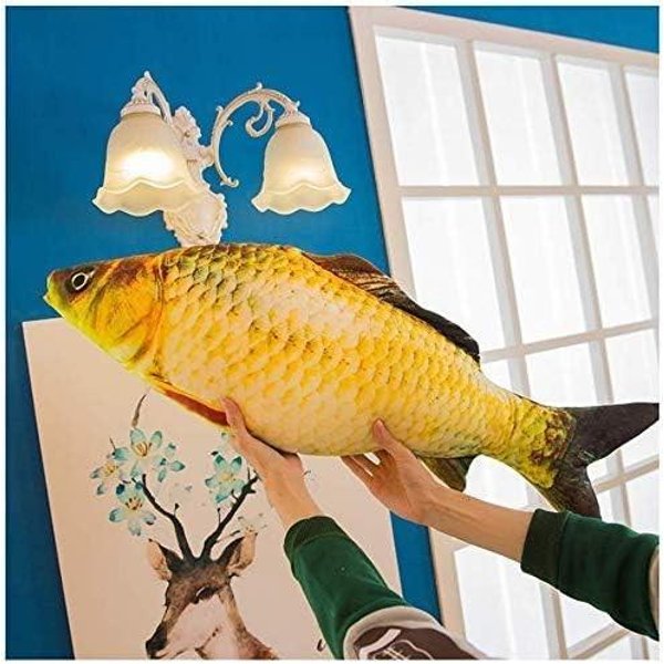 Almohada De Peluche Suave Gigante 3D De Pez Carpa Juguete De Peluche CojíN Decorativo Para El Hogar Regalo CojíN Para NiñOs Animal De Peluche 40Cm-image