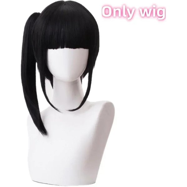Kostium Cosplay Tsuyuri Kanao Dla DorosłYch Anime Mundurek Damski Kimono Haori Peruka Ubrania Na Halloween L Black-image