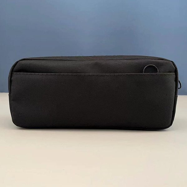 Estuche Para LáPices De Color Negro Con Capacidad, Bonito Estuche Para LáPices Kawaii, Estuche Para LáPices Para Estudiantes, Material Escolar Grande, Bolsas Para LáPices, Estuche Para LáPices Negro-image