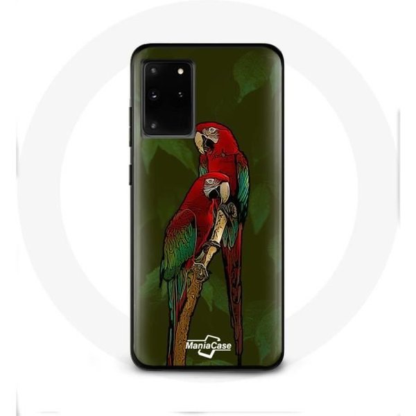 Funda - Loro Pionus - Samsung Galaxy S11 Plus - Roja - Flexible - ProteccióN Rojo-image