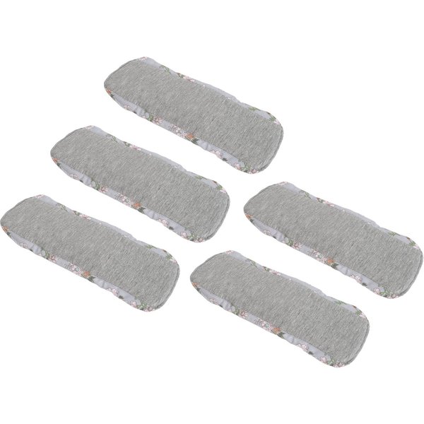 5 Compresas Sanitarias Lavables A Prueba De Fugas, Muy Absorbentes, De AlgodóN Puro, Reutilizables-image