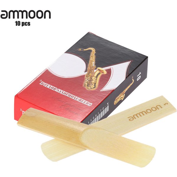 Ammoon-Paquete De 10 CañAs De Bambú Strength 3,0 Para SaxofóN Tenor Bb, Accesorios Para SaxofóN-image