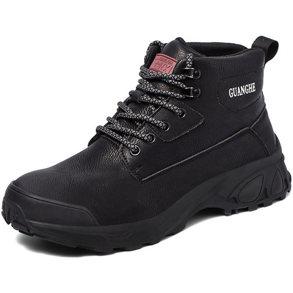 Botas De Trabajo Para Hombre Con Puntera De Acero Calzado De Seguridad Masculino Impermeable Botas De Trabajo De Invierno Mujer Hombre Botas De Seguridad Bota De Seguridad Resistente A Pinchazos 36 Black-image