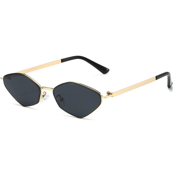 Najnowsze Retro Wielokolorowe WielokąTne Damskie Okulary PrzeciwsłOneczne Stylowe Luksusowe MałA Oprawka Stop Metalowy Design Modne Punkowe MęSkie SłOńCe Ochrona UV 400 As Picture-image