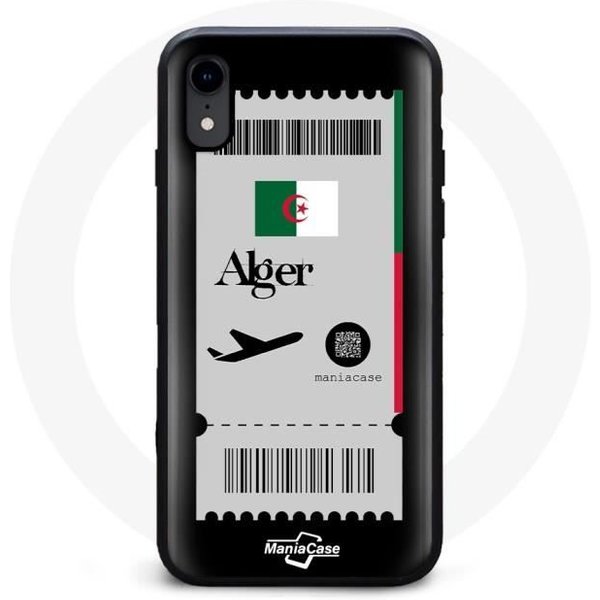 Funda - Maniacase - Iphone XR - Flexible - Negra - Billete De AvióN Negro-image