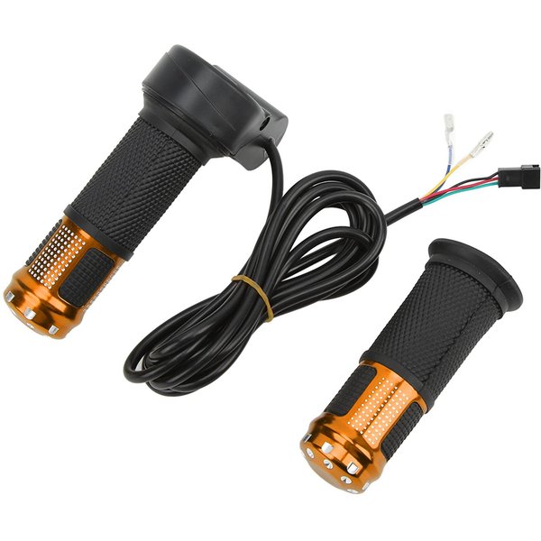 1 Par De PuñOs Aceleradores Giratorios Manillar Acelerador Para Bicicleta Scooter Control De Velocidad Para VehíCulos EléCtricos-image