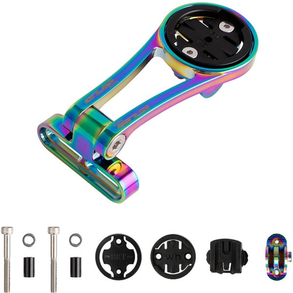 Uchwyt Na Komputer Rowerowy PrzedłUżAjąCy Lekki, Regulowany Stop Aluminium Dla Garmin Bryton Cateye Wahoo Model 1-image