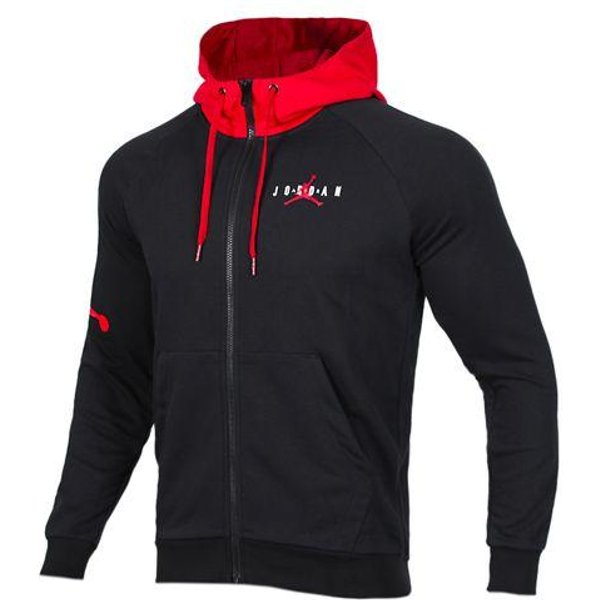 Chaqueta Con Capucha De Punto De Baloncesto Jordan Para Hombre Ropa Exterior Negro AR4736-010 XXL Red-image