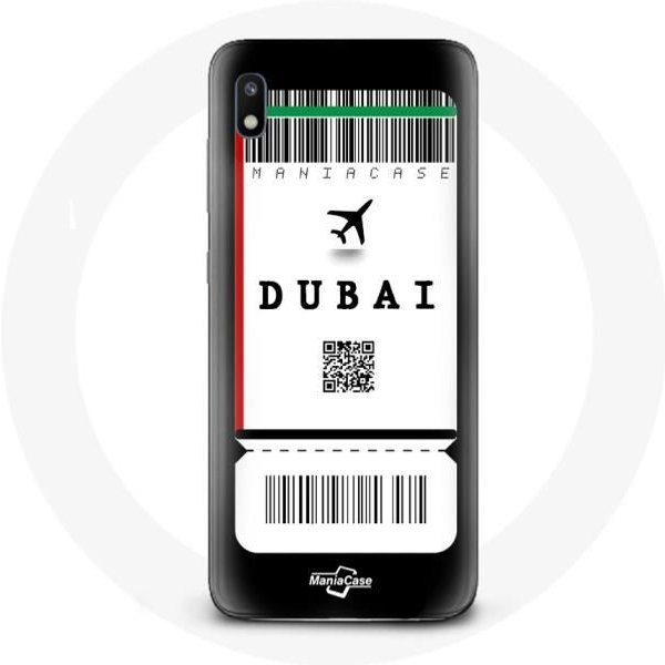 Funda - Samsung - Galaxy A10 - Billete De AvióN DubáI - Flexible - ProteccióN SintéTica-image