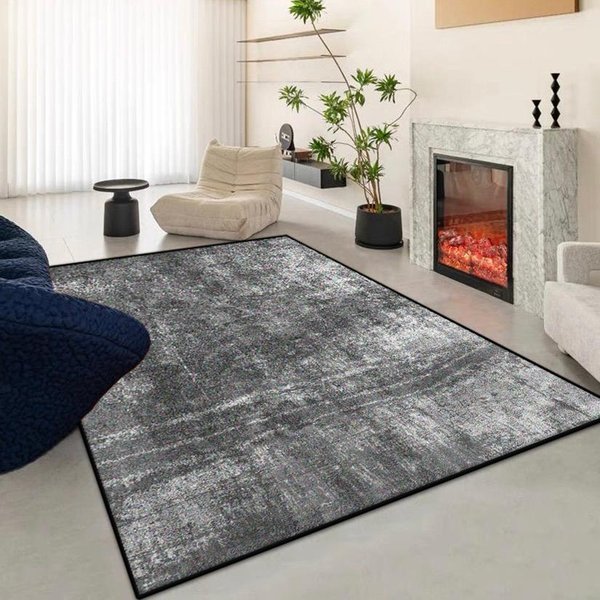 Alfombra Verde FáCil De Limpiar Suave Esponjosa Antideslizante Para Sala De Estar Alfombras De ÁRea Grande DecoracióN Para Dormitorio Del Hogar Felpudos Para El Suelo De La Sala De Estar Personalizable 60*90Cm-image