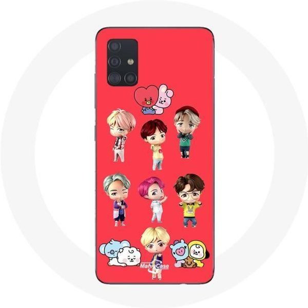 Funda Para Samsung Galaxy A51 5G BTS Tinytan AnimacióN BT21 PóSter-image