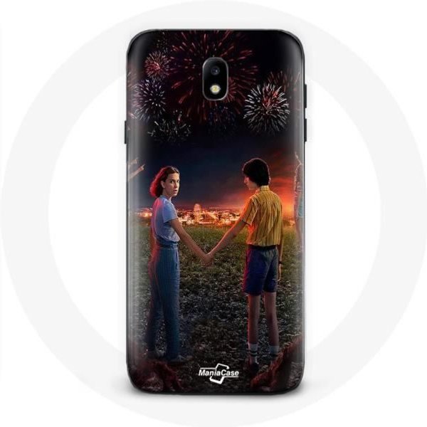 Funda - Samsung - Galaxy J3 2017 - Flexible - Negra - Stranger Things-image