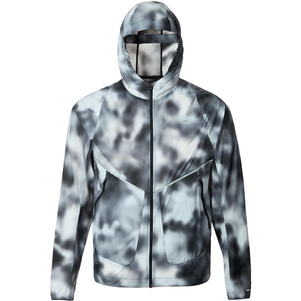 Chaquetas Nike Para Hombre Negras Con Capucha Moderadas Otras 2XL Gray-image