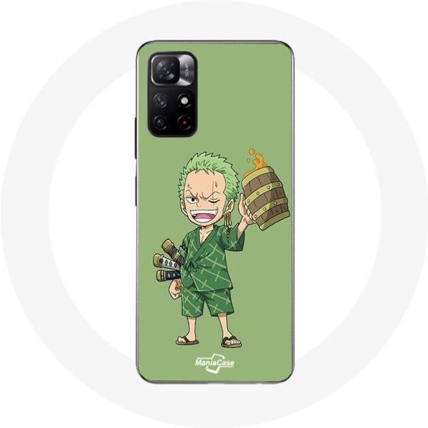 Funda - Xiaomi - Redmi Note 11S 5G - One Piece Manga - Flexible - Blanca-image