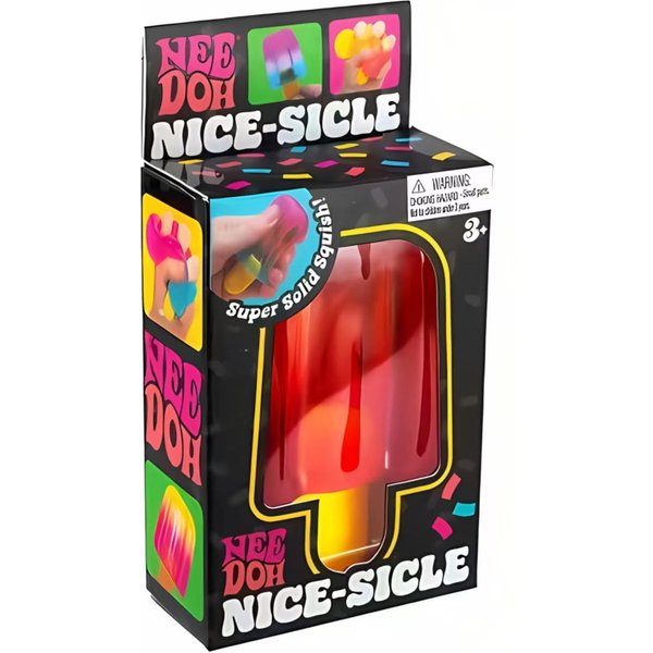Juguete Squishy NeeDoh Peace O' Cake NEE DOH Pastel ArcoíRis Juguete Fidget Sensorial Para El EstréS Alivio Del EstréS Cubo Squishy Juguete Anti-Ansiedad-image