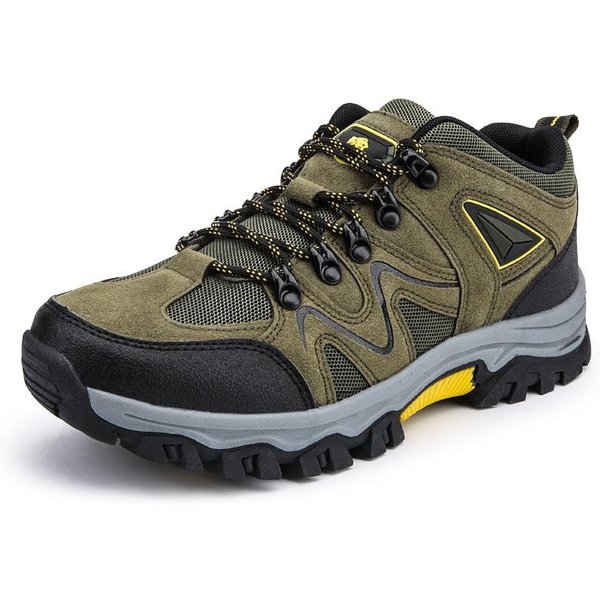 Zamszowe MęSkie Buty GóRskie Outdoor Trail Trekkingowe Trampki MęSkie AntypośLizgowe OddychająCe Buty Do Wspinaczki MęSkie Buty Do SportóW GóRskich 41-image