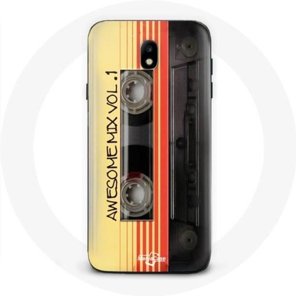 Funda - Samsung - Galaxy J3 2017 - Cassette Retro Breaking Bad - Flexible - Negra-image