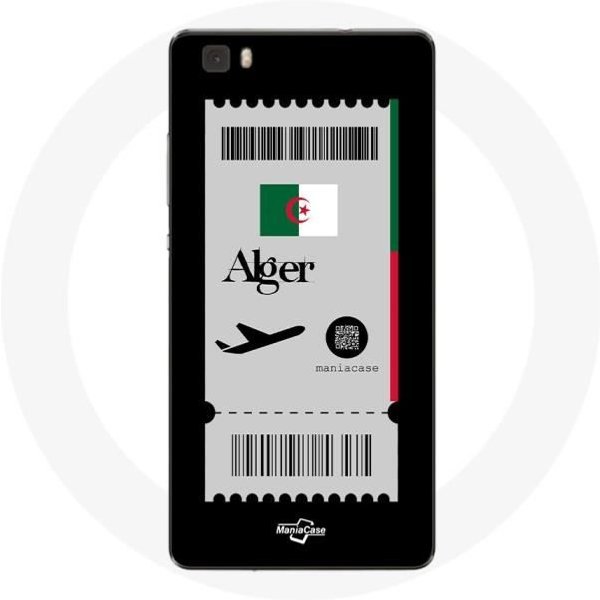 Funda Para Huawei P8 Lite - Billete De AvióN De Argelia-image