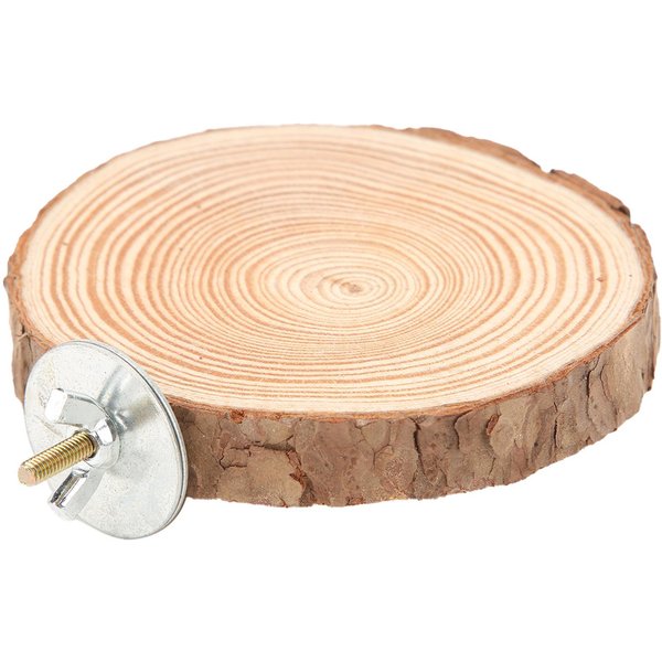 OkrąGłA Platforma żErdź Dla PtakóW Naturalny Drewniany Stojak Dla PtakóW Klatkowych Papug Gryzienie Stanie 8-10-image