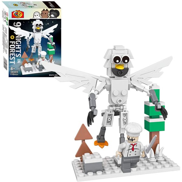 Najnowsza Kolekcja KlockóW 99 Nocy W Lesie Z Jeleniem 99 Nocy W Lesie Klocki Z Jeleniem Montaż Miniaturowe Zabawki Dla Dzieci Halloween-image
