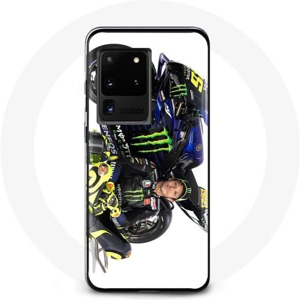 Funda - Valentino Rossi - Galaxy S20 Ultra - RíGida - ProteccióN - Piloto De Velocidad Blanco-image