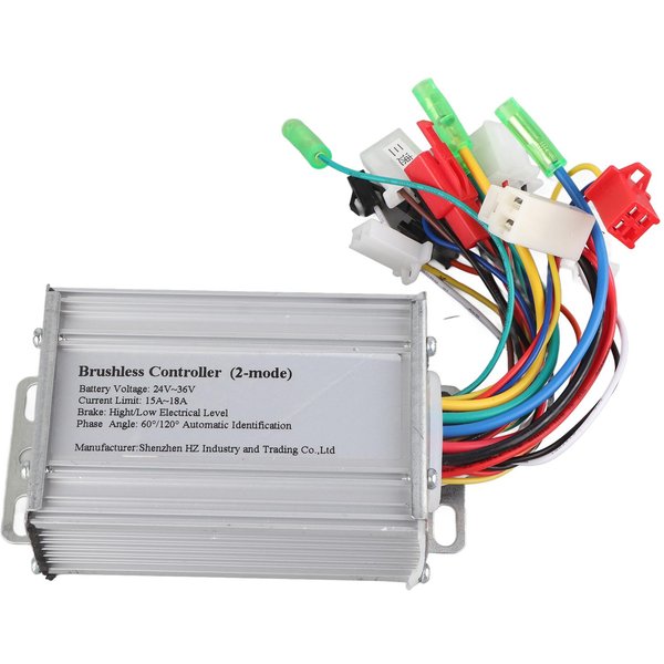 Kontroler Bezszczotkowego Silnika PręDkośCi Roweru Elektrycznego 350W Do Hulajnogi Elektrycznej 24V 36V-image