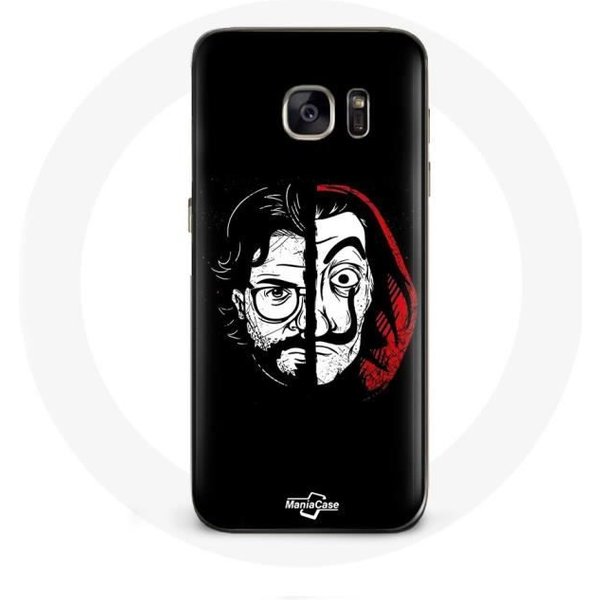 Funda - La Casa De Papel - Samsung Galaxy S6 Edge - Flexible - Negro - ProteccióN-image