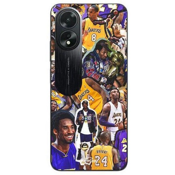 Coque Pour Oppo A58 Kobe Bryant All Generations Champion NBA Maniacase Negro-image