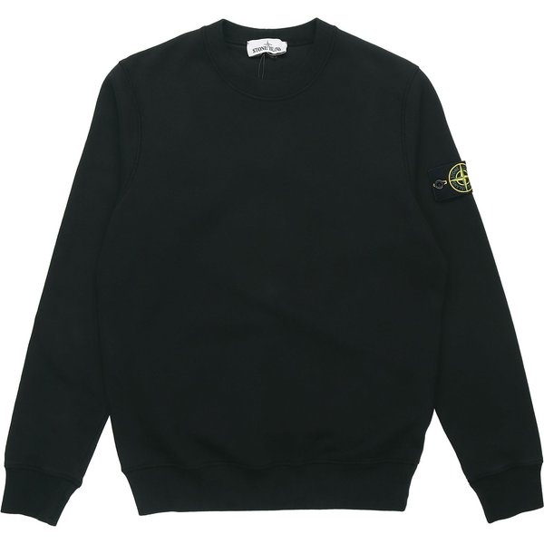 Stone Island Naszywka Z Logo Bluza Czarna Unisex Top 731563020-V0029 Xl-image