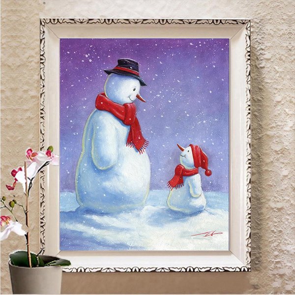 Pintura De Diamantes 5D DIY Punto De Cruz Dibujos Animados Bordado Mosaico Arte Imagen De PedreríA Regalo De Navidad Full Square 20X30CM-image